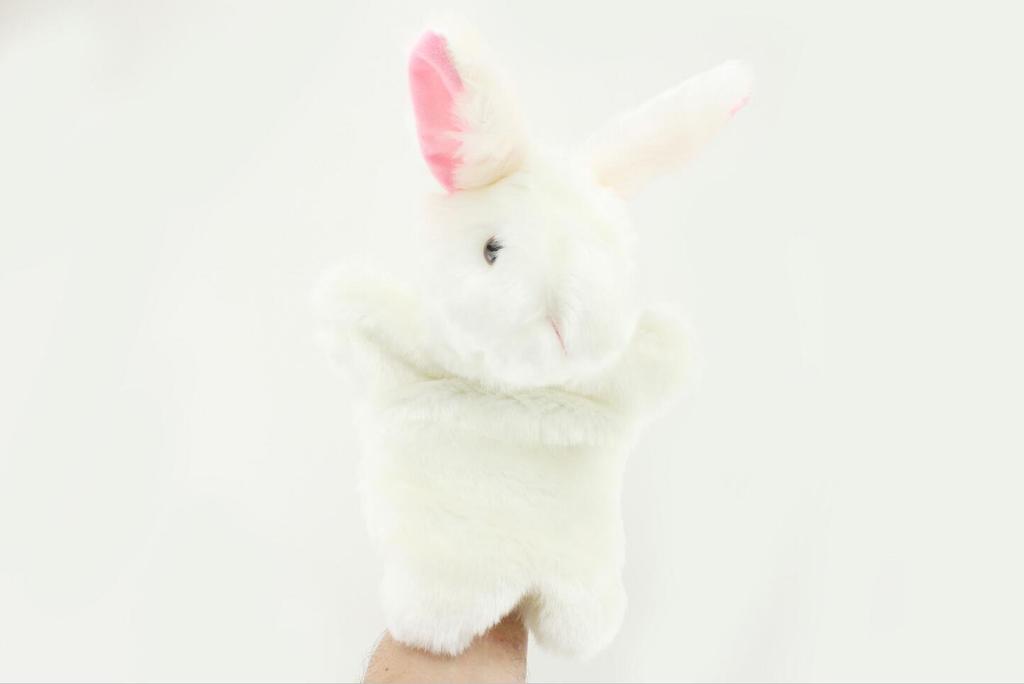 Navire Charming and Cute Rabbit Soft Plush Toy Puppet,