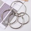 50/100Pcs O Ring Metal Binder Ring Sturdy Paper Binder Ring Loose Leaf Ring  School Office Supplies
