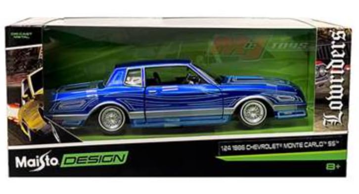 Масштаб 1/24, 1986 Chevrolet Monte Carlo Lowrider, Конфетно-синий