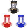 Kids Girls Sleeveless Sparkly Dance Leotard Halloween Ballet Gymnastics Leotard with Tutu Skirt Fancy Dance Costume