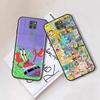 Черный чехол для Samsung Note 20 Lite S24 Ultra S23 A03 A05 A06 A11 A71 A15 A16 A13 A24 A25 A33 A52 A53 A50 M55 M35 Plus S-42 Губка Боб Друг