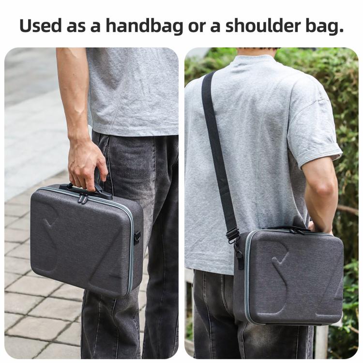 For DJI Neo 2 Sunnylife Portable Carrying Box Shoulder Bag Motion Fly More Combo Bag (Grey)
