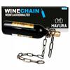 WINECHAIN Держатель для бутылок Подставка для вина Подставка для бутылок Цепь Металл Вино Серебро