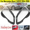 VFOSQ1 Для E-Class W212 E300 E350 Facelift 2014-2016 Левая / Правая Крышка Фары Тень Фары Оболочка Крышка