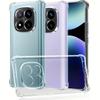 Прозрачный чехол из ТПУ для Redmi Note 15 14 13 Pro Plus Защитная крышка Четыре угла Ударопрочный бампер Чехол Fundas