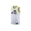 NBA Team Logo Tank Top Fan Edition 22-23 Season Jazz Donovan Mitchell No. 45 Unisex Tops White DN2097-100