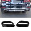 2pcs Exhaust Tail Pipe Tip Cover Gloss Black Replacement for 5 Series G30 G38 2018‑2021