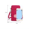 Women‘s Sport Nylon Crossbody Bags Mobile Phone Money Toiletry Storage Organizer Shoulder Bag Neck Sports Running Arm Handbag