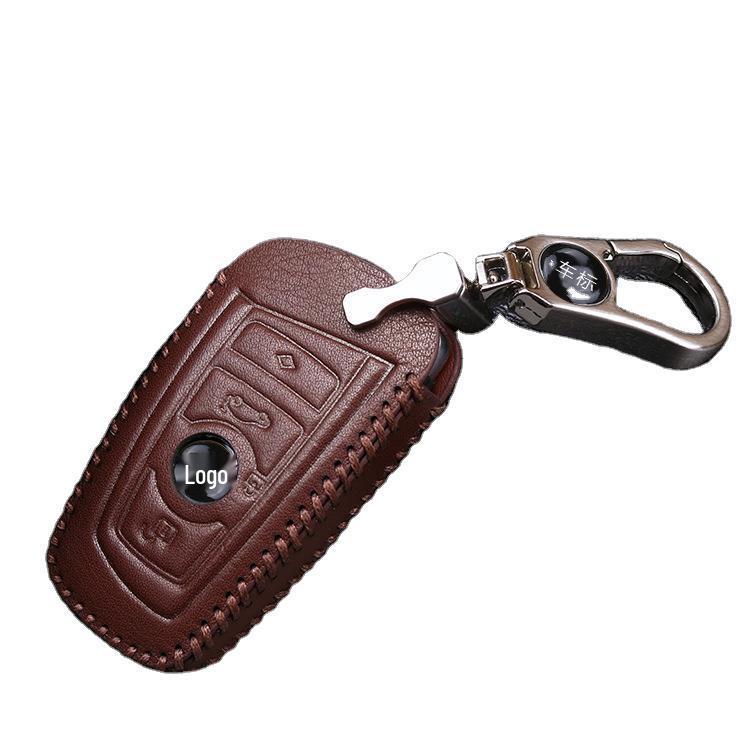 Премиальный кожаный чехол для ключа для BMW - 5 Series 525li, 3 Series 320li, 7 Series, 1 Series, X3, X4