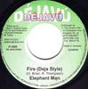 7-дюймовая пластинка ELEPHANT MAN - Fire DJV0010 D?Ява? 2000 Ямайка Регги, Ска и Даб Б/У