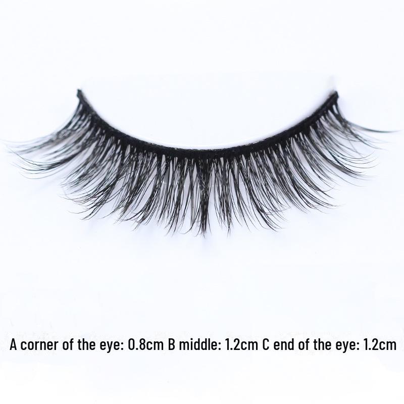 3D многослойные накладные ресницы: Имитация густого, длинного спереди и короткого сзади, мягкого сценического макияжа - европейский и американский стиль (78)