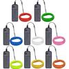 Flexible EL Wire Light String Croppable Car Party Decor Ambient Light  Outdoor Indoor Decor