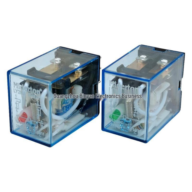 LY2NJ JQX-13F Miniature Relay AC/DC 220V/24V/12V, 8 Pins, 10A