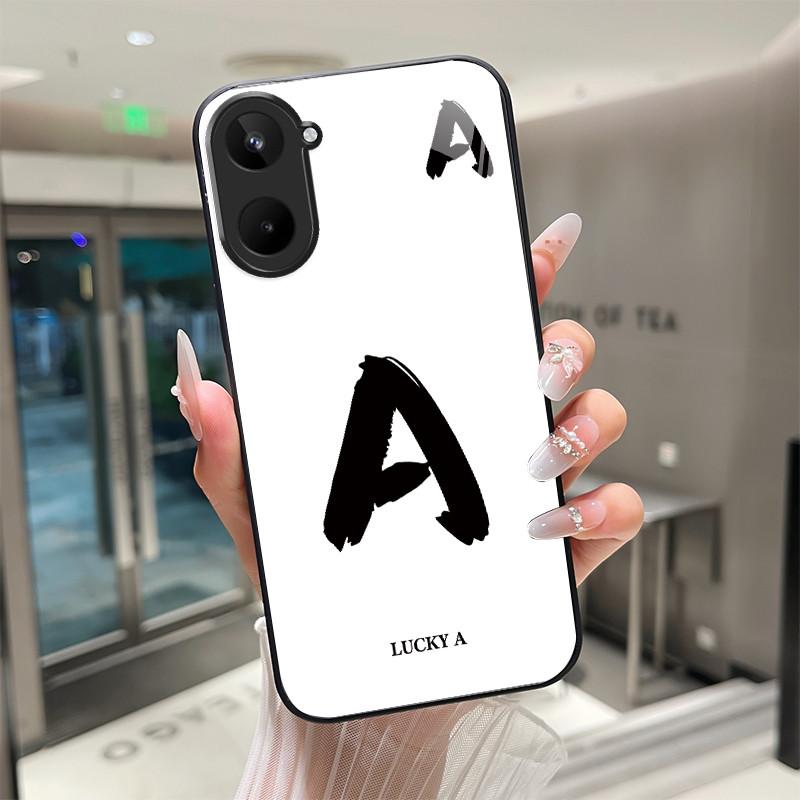 Чехол Для Realme 10 Pro Plus 4G 5G Счастливыми Буквами Задняя Крышка Capa Для Realme10 10Pro 10Pro+ Закаленное Стекло Мягкий ТПУ Защитный Fundas