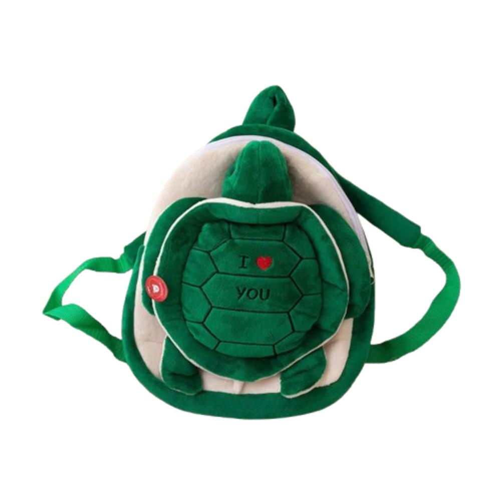 Рюкзак с изображением мультяшного животного и маленькой черепахи, большая вместимость, аниме, плюшевый рюкзак для куклы, женский, леди, девочка