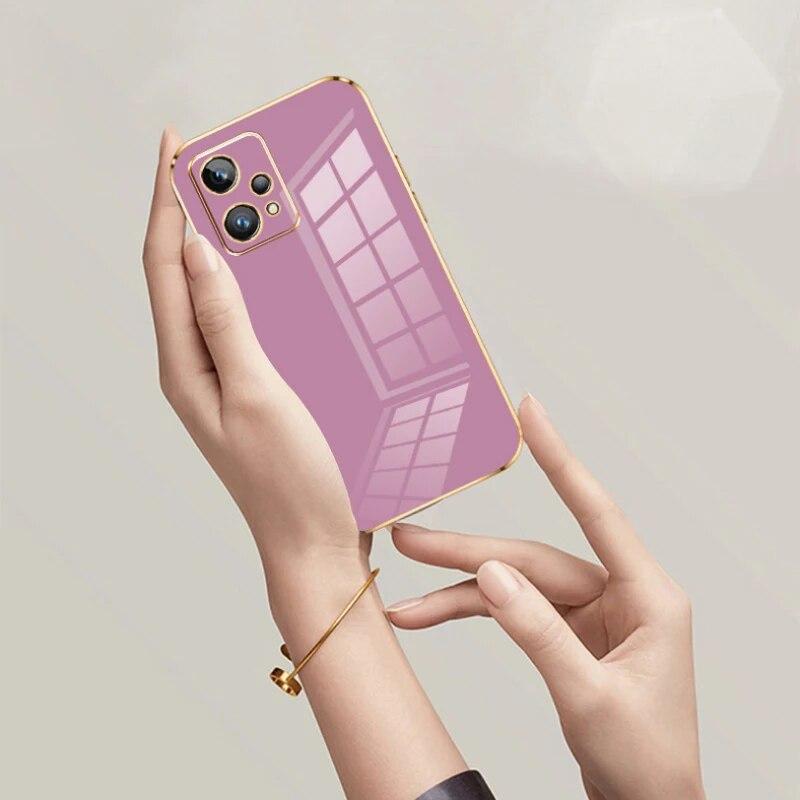 Чехол для Realme 9 Realme 9 5G, чехол для телефона Realme 9 Pro + 9 9i 5G 9i Realme 9 Pro Plus, роскошный противоударный чехол с квадратным покрытием