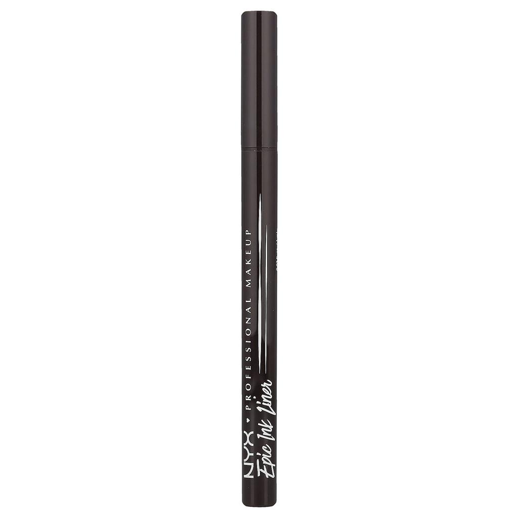 NYX PROFESSIONAL MAKEUP Водостойкая подводка Epic Ink Liner, 03 Темный шоколад, 1 мл (0,03 жидких унций)