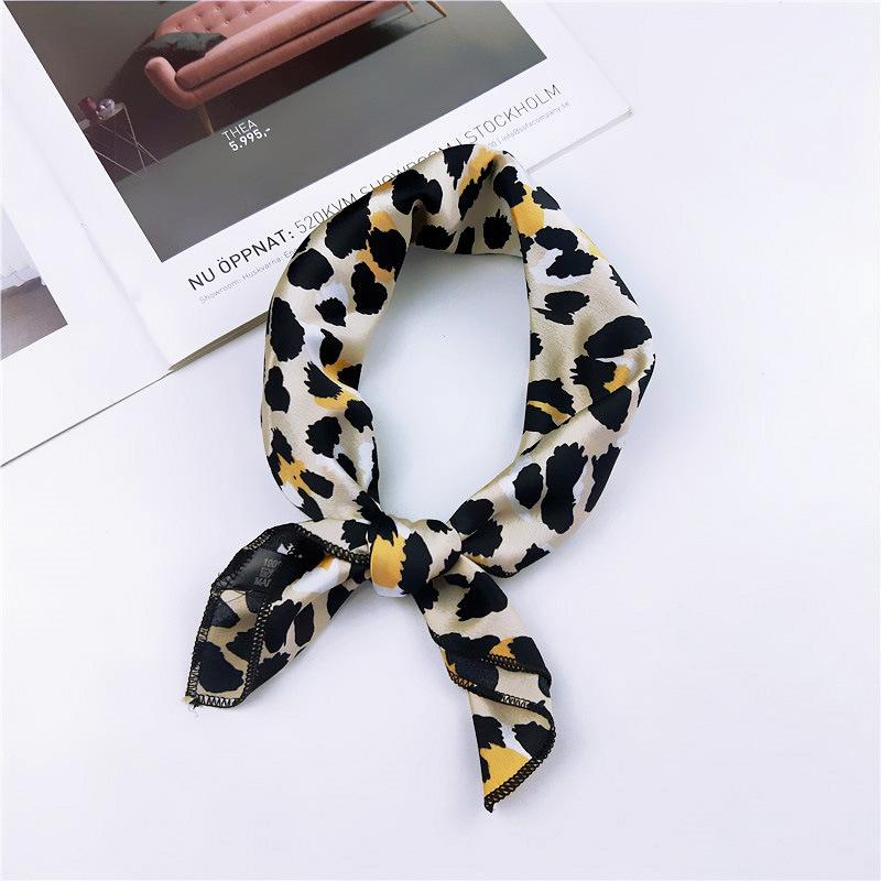 50 Spring/Summer New Small Scarf Small Square Scarf Women'S Professional Decoration Printed Professional Fashion Scarf