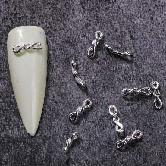 20 шт. Декоративные устойчивые к выцветанию нежные легкие вставки для маникюра Декор Twist Nail Decoration Маникюрный декор