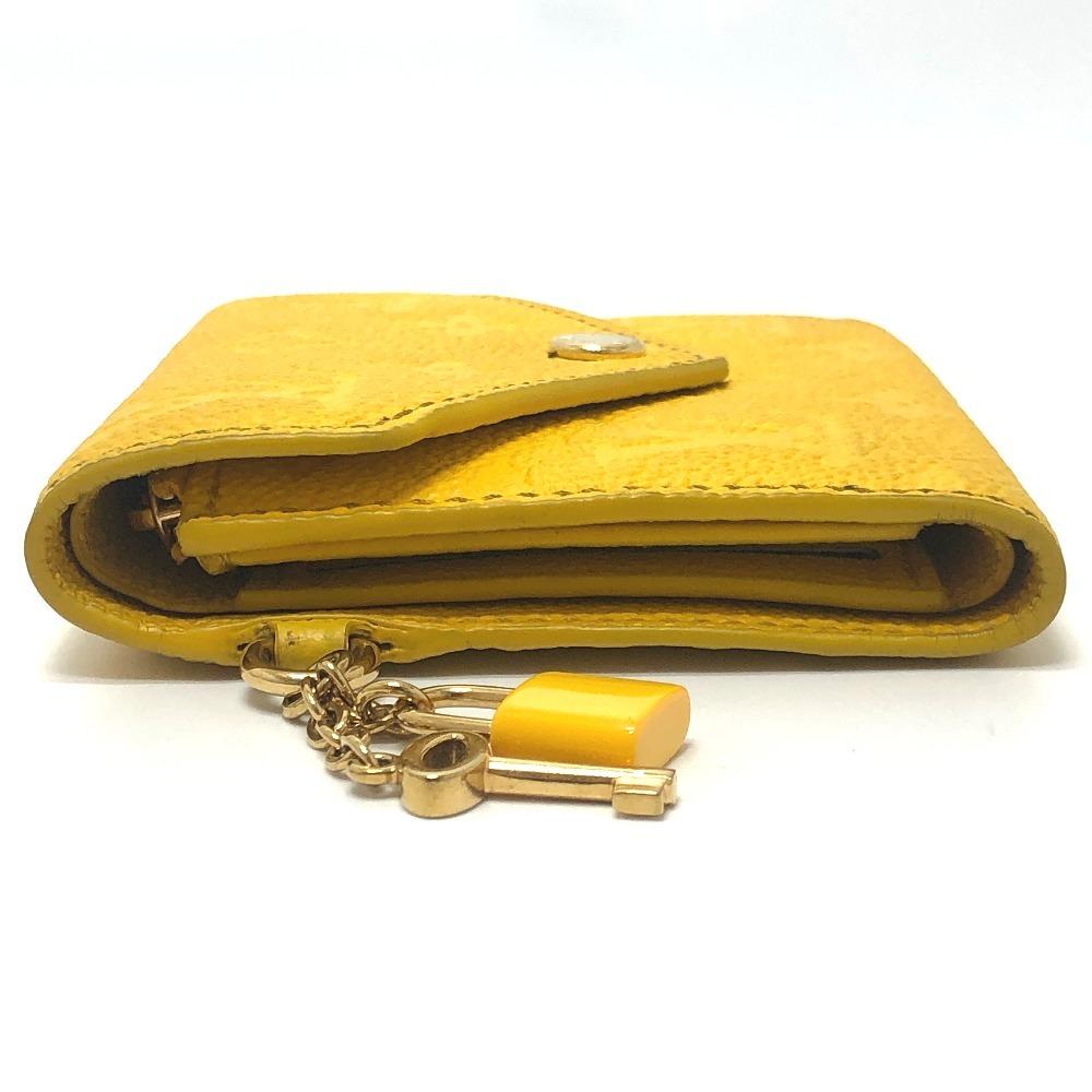 Louis Vuitton M14156 Portefeuille-Victorine Trifold wallet Leather Ginkgo Yellow