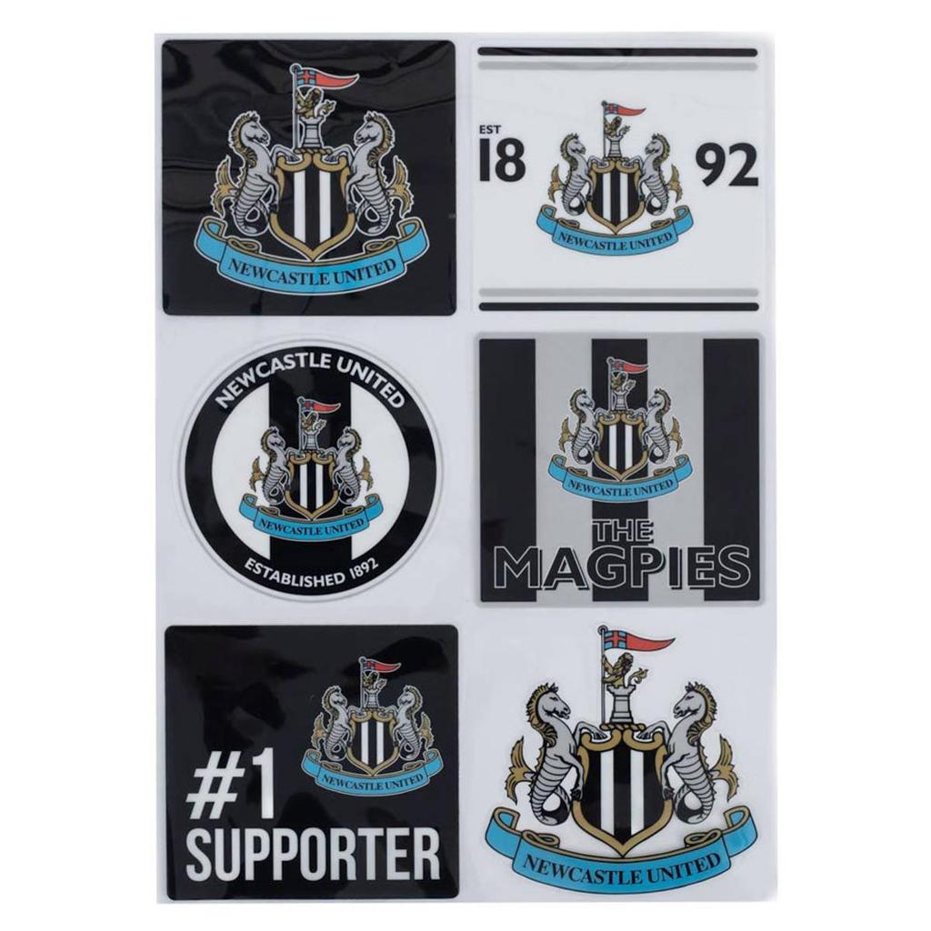 Newcastle United FC Car Decal Set (Pack of 6)