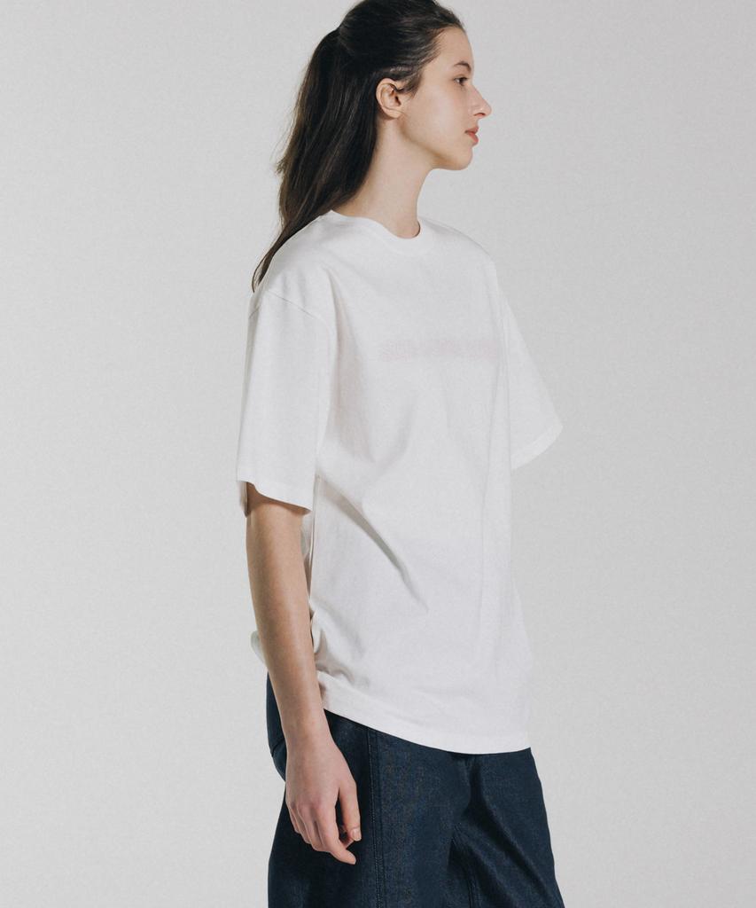 ANDNEEDS Sun Kissed Butter Half Tee (White)