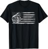 Turbo US Flag Tuner Car Guy Car Enthusiast Racing Drifting Gift Unisex T-Shirt