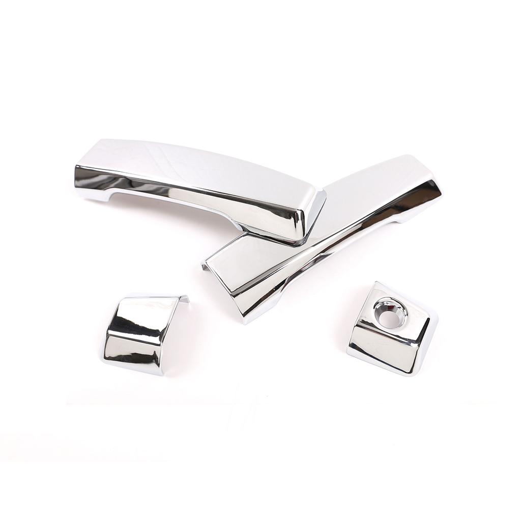 Для Nissan Titan 2004-2015 Стайлинг автомобиля ABS Серебристая крышка дверной ручки автомобиля Накладка Наклейка Экстерьер автомобиля