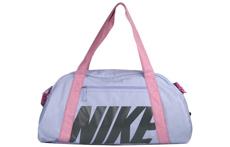 Nike Полиэстеровая Сумка, Дорожная Сумка, Сумка для Тренажерного Зала Обычная Унисекс Розовый Синий BA5490-569
