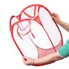 Washing Mesh Foldable Dirty Sorting Basket Laundry Basket Laundry Bag Kids Toys Sundries
