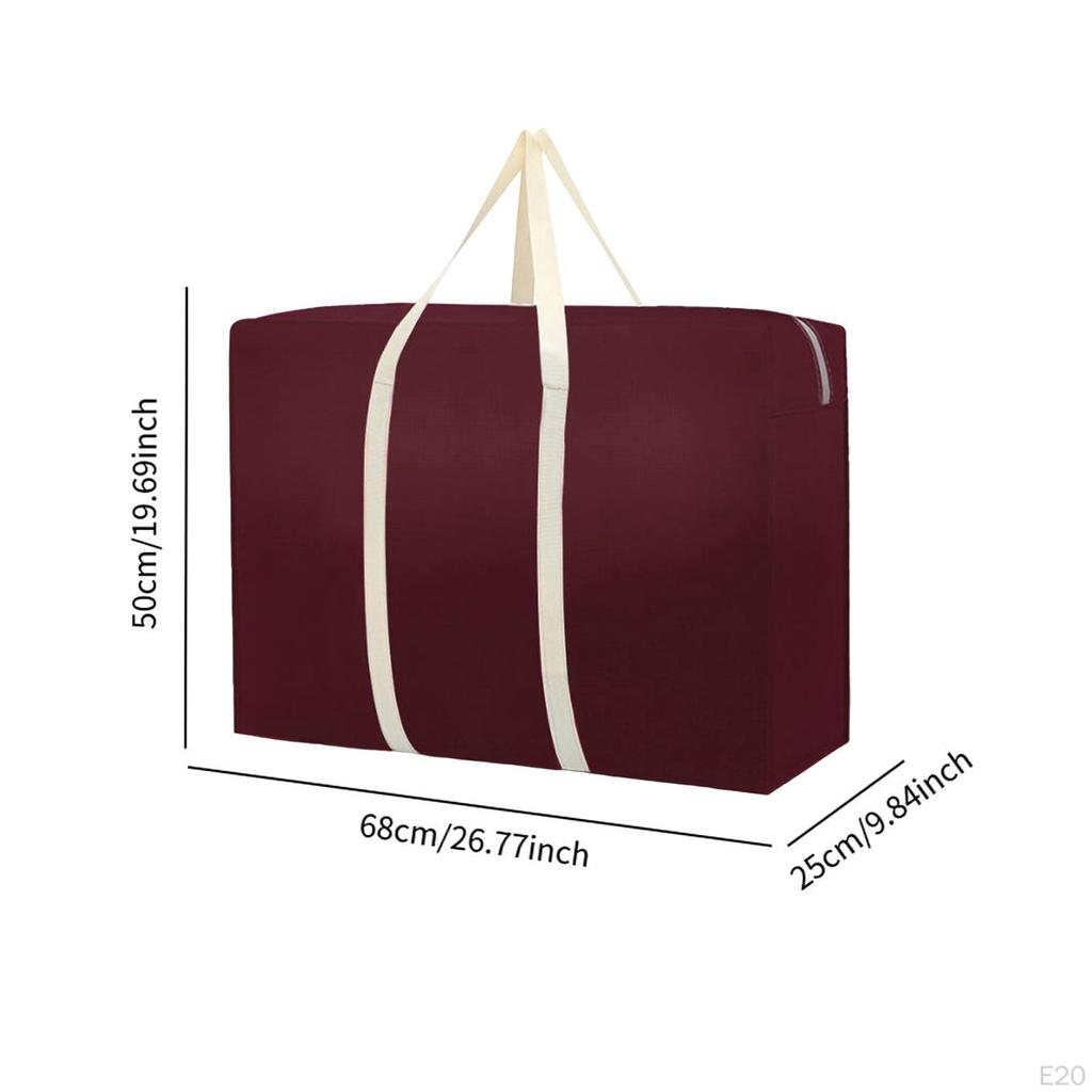 House Moving Bag Duffle Non Woven Cloth Supplies Packing Organizer Storage for Travel