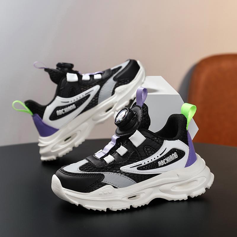 Детская мода Four Seasons Дышащая повседневная обувь для детей Бег Спорт Студенты Девочки Трендовые удобные кроссовки для спортзала