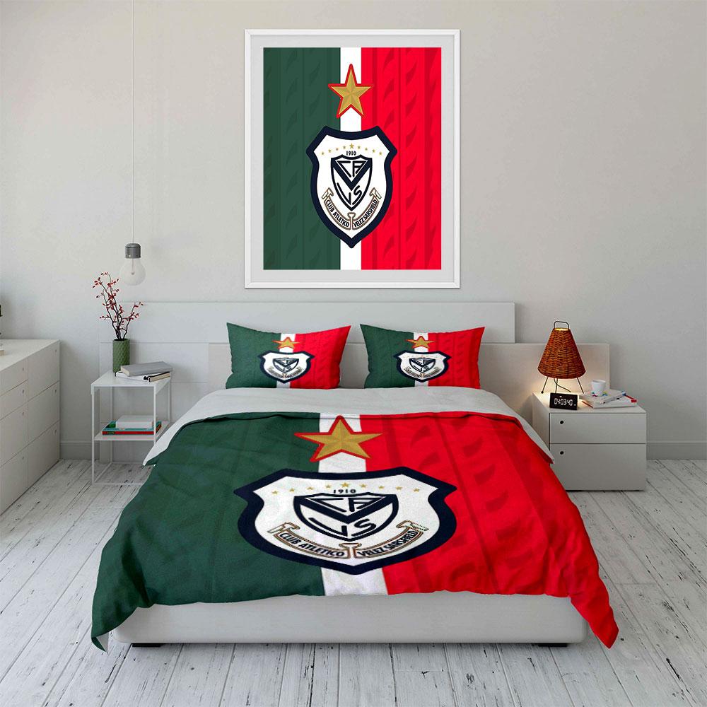 "Football Club Logo Bedding Set" Bedding Duvet Cover Set Duvet Cover Pillowcases (1 * Duvet Cover 2 * Pillowcases, without duvet insert)