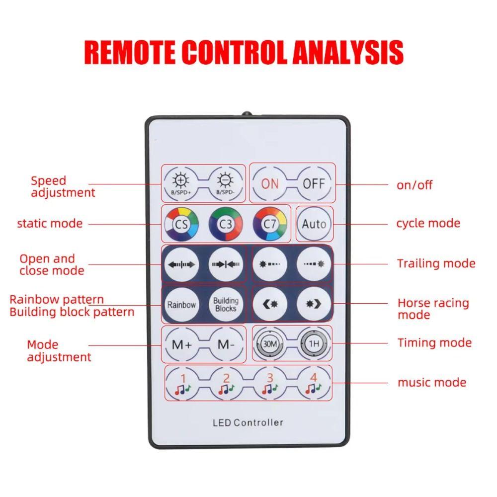 Адресный Bluetooth APP-контроллер 5 В RGB-контроллер для рождественской гирлянды