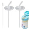 Fugo Straw Cup Compatible Straw Refill 2P + Cleaning Brush 1P