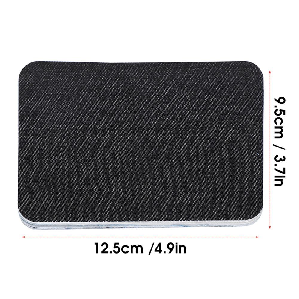 12pcs Square Shape Iron-on Patches Premium Quality Fabric Repair Patches For Clothing
