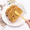Нож для масла из нержавеющей стали, черный, золотой, 10 шт., ножи для сыра, десерта, джема, крема, лопатка для сыра, столовые приборы, инструменты для десерта