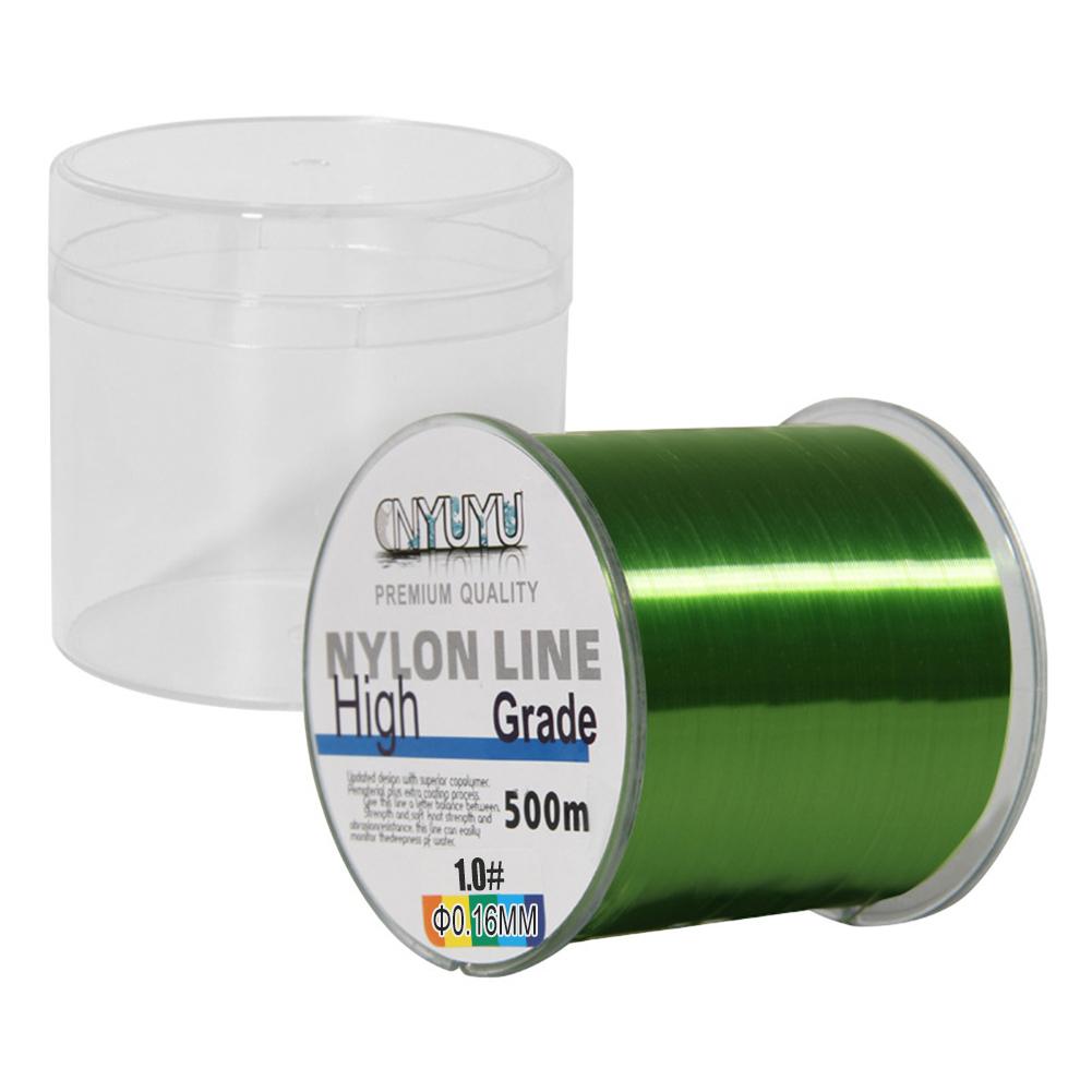 500M Carp Fishing Wire Abrasion Resistant 18-90LB Braided Fishing Line Nylon Line for Saltwater and Freshwater
