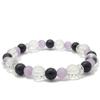 Shinjuku Ginnokura Love Bond Calm Blue Lavender September Birthstone Sapphire Lavender Amethyst Crystal Bracelet Length 17cm Approx. (Ladies M)