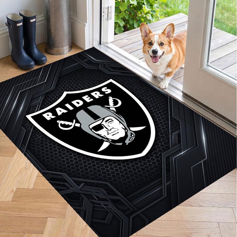 Мягкий напольный ковер с узором Las Vegas Raiders, ковер для гостиной, декоративный коврик для декора комнаты в доме