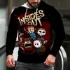 2022 Новая мода фильм ужасов унисекс женские черные толстовки с капюшоном Хэллоуин Майкл Майерс пуловер с 3D принтом оверсайз спортивный костюм