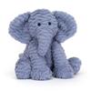 Jellycat Fuddlewuddle Elephant Plush Toy, Medium, 9 Inches