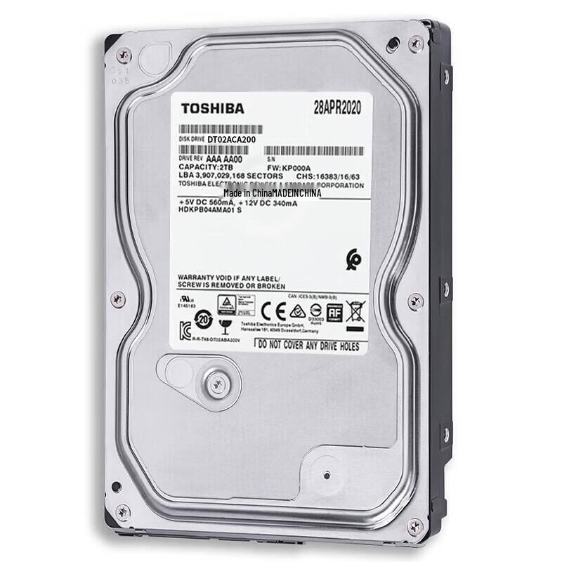 Toshiba DT02ACA200 2TB Desktop Hard Drive