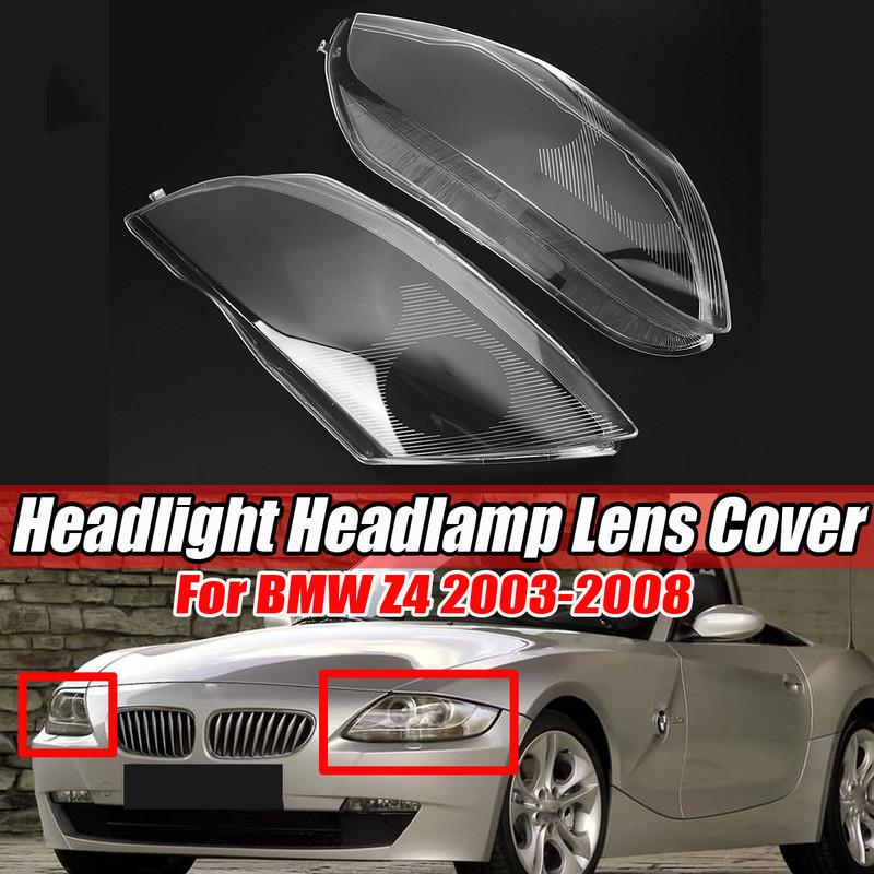 Левая/Правая Сторона Крышка Фары Для BMW Z4 E85 2003-2008 Автомобиль Прозрачная Крышка Абажур Лампы Абажур Передней Фары Крышка Линза
