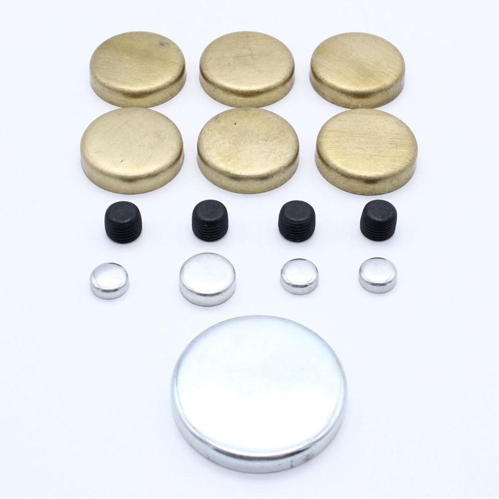 Для двигателей Ford 260 289 302 351 Windsor Комплект заглушек-пробок охлаждения Melling MPE-108BR BRASS