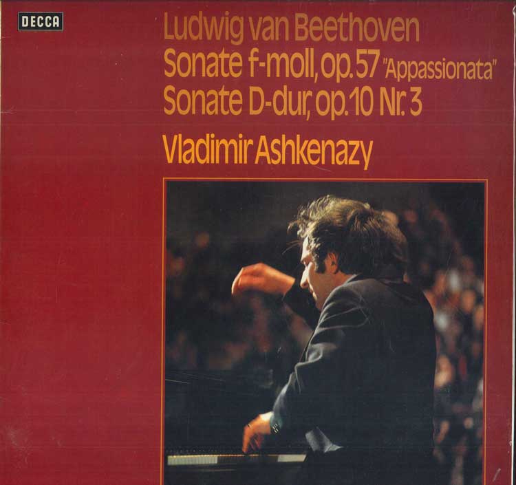 Виниловая пластинка БЕТОВЕН, ВЛАДИМИР АШКЕНАЗИ - Соната Op.57 Фа минор Аппассионата 641719 DECCA Германия Классика Б/У