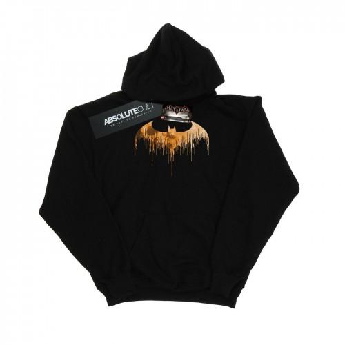 DC Comics Boys Batman Arkham Knight Halloween Moon Logo Fill Hoodie