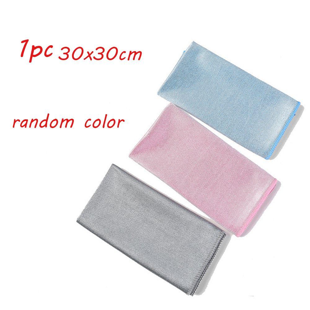 Microfiber Scouring Pad Rags No Lint Wipe Mirror Water Absorption Glass Cleaning Washing Towel