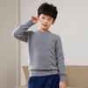 Kids Sweater 100% Merino Wool Children Winter Thick Wool Pullover Soft Warm Autumn Jumper Knit Top O-neck