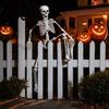 Reusable Halloween Decoration 3ft Life Size Skeleton, Full Body Posable Plastic Skeleton Prop, Realistic Model Human Bones for Yard Patio Lawn Garden